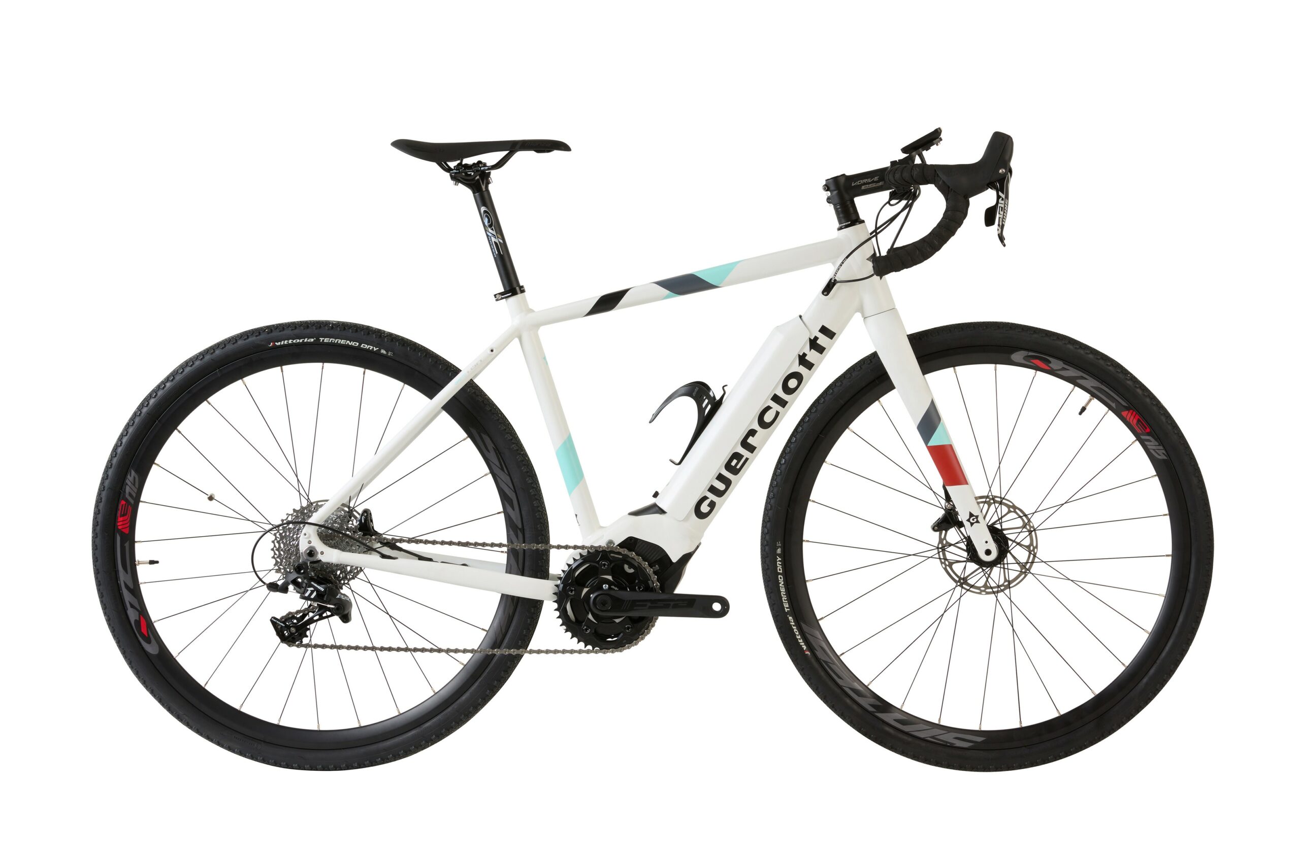 vélo gravel électrique gréco i-on guerciotti blanc