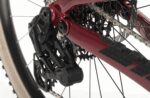 VTT 29" carbone trail tout suspendu Conor Burst dark rouge dérailleur shimano