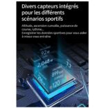 montre connectée / GPS / Bluetooth / waterproof Igpsport noir / gris / rose