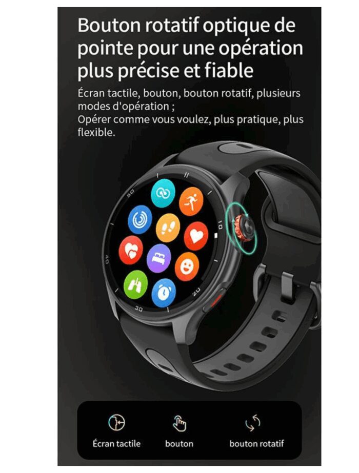 montre connectée / GPS / Bluetooth / waterproof Igpsport noir / gris / rose