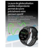 montre connectée / GPS / Bluetooth / waterproof Igpsport noir / gris / rose