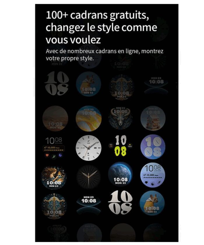 montre connectée / GPS / Bluetooth / waterproof Igpsport noir / gris / rose